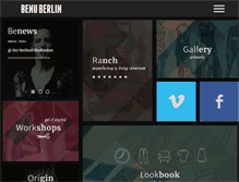 Tablet Screenshot of benu-berlin.com